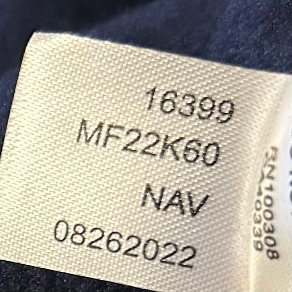 $158 NWT Peter Millar Crown Sweater Fleece Quarter Zip Small Navy Blue MF22K60 - Picture 9 of 9